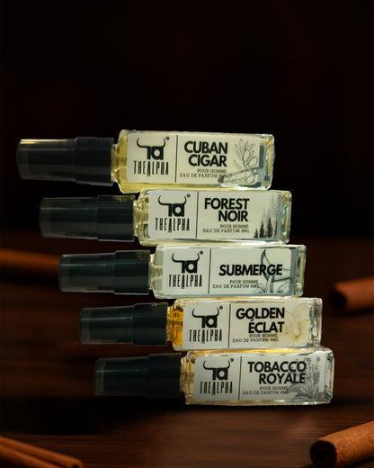 The Alpha Army Sampler | (8ml x 5 Eau De Parfum)